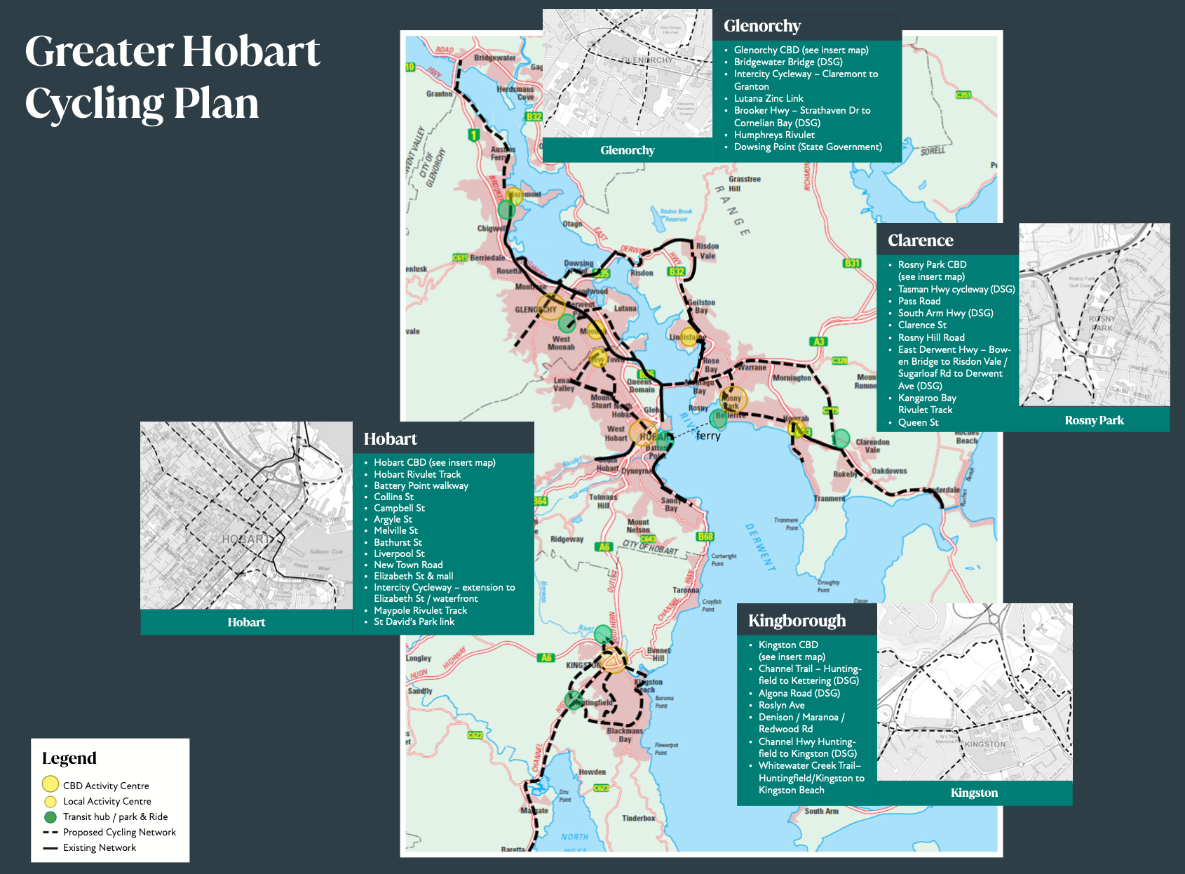 Greater Hobart Cycling Plan