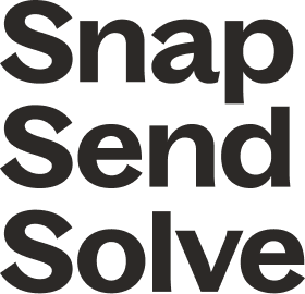 The Snap Send Solve logo